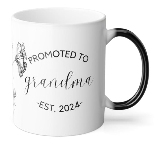 Magic Mug "Promoted to Grandma"