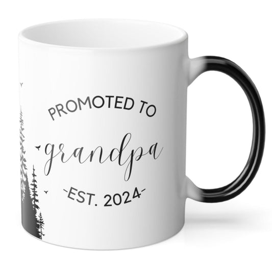 Magic Mug "Promoted to Grandpa"